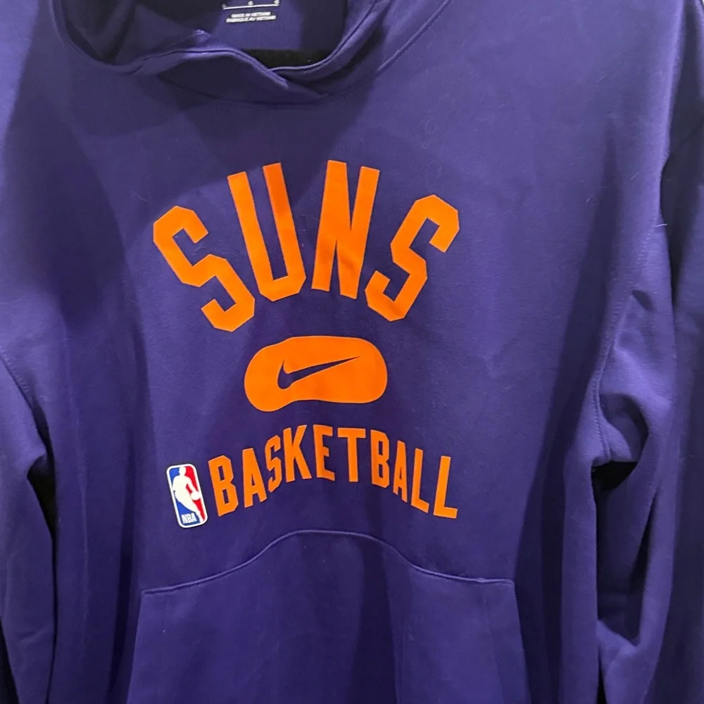 Nike - Dri Fit - Phoenix Suns NBA Purple Hoodie - sz Large - Used - Picture 3 of 5